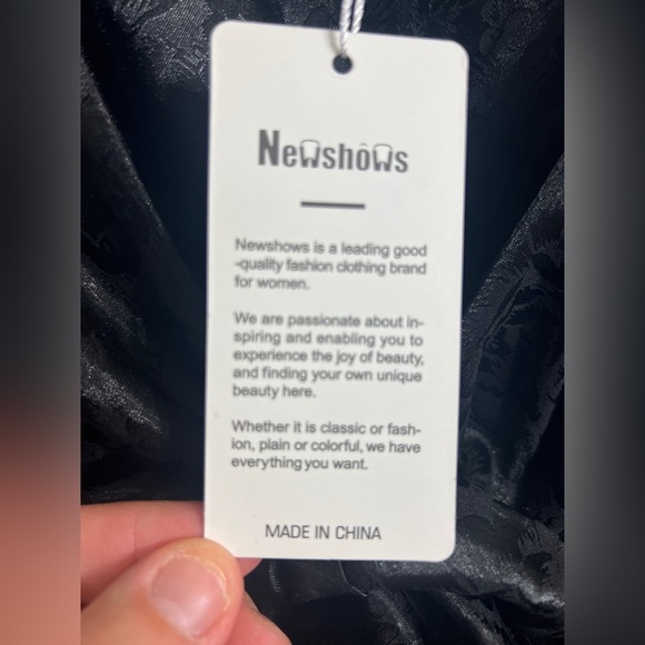 Newshows Medium Black Dress Brand New With Tags - Picture 2 of 3